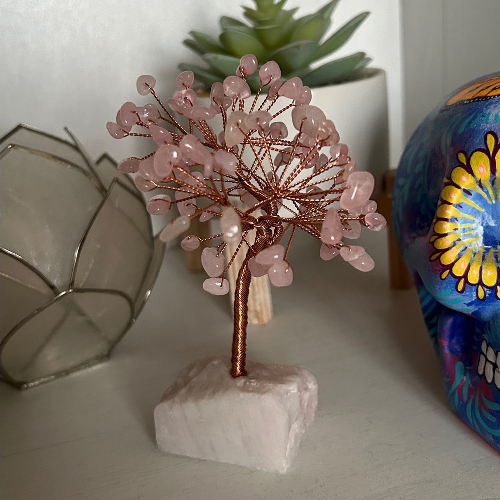 Rose quartz tree - Picture 4 of 4